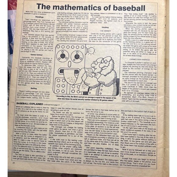 Toronto Blue Jays Play Ball The Toronto Star April 6 1977 Special Edition Vtg - Picture 7 of 7